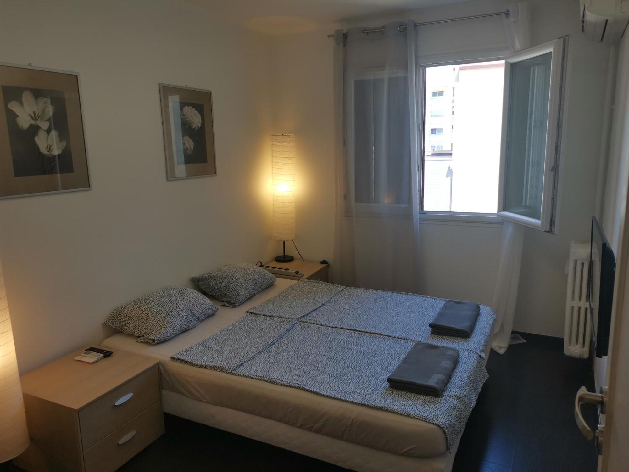 The Nice - 3 Rooms, 3Air Cond, 3Tv, 3Fans, 2 Wc, Wifi Everywhere 5Min Aeroport, Train, Beach, 1Min Tram, 15 Min Centre, Port, Parking Possible Exterior foto